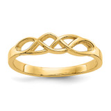 14k Free Form Knot Ring - D3-366F5DC3-7389