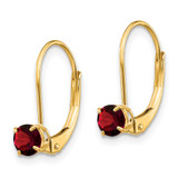 14k Garnet Earrings - January - XB-B9A7CB92-3090