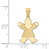 14k Girl Charm - XK-941BA058-5061