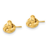 14k Gold Polished Love Knot Post Earrings - TL-9D6A1055-3372