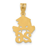 14K Graduation Cap and Diploma - 2026 Charm