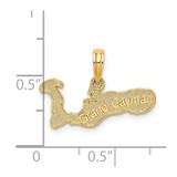 14k GRAND CAYMAN Island Map Charm