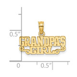 14k GRANDPAS GIRL Charm