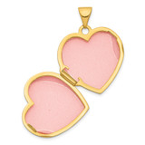 14K Heart Border 19mm Heart Locket