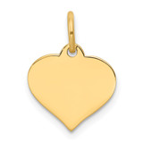 14K Heart Disc Charm - XM-93B6B52C-4205