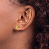 14k Heart Earrings - S1-00C71CDE-6384