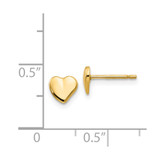 14K Heart Earrings - YE-30A919FA-6099