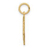 14k Heart Letter B Charm