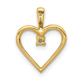 14k Heart Pendant Mounting - PM-17700E05-9901