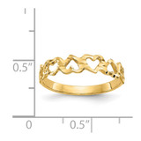 14k Heart Ring - CH-A47F5E2E-6886