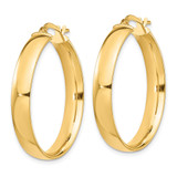 14k High Polished 5mm Hoop Earrings - TF-657E3095-4293
