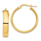 14k High Polished 5mm Hoop Earrings - TF-A1D89456-4415