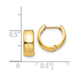 14k Hinged Hoop Earrings - TL-3883A285-4868