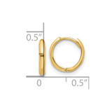 14K Hinged Hoop Earrings - YE-4B249354-2520