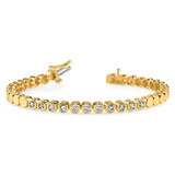 14k Holds 32 Stones up to 4mm Round Add-a-Diamond 7 inch Bracelet