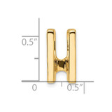 14k Holds 4.1mm Stone, Slide Mounting