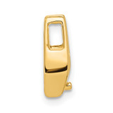 14k Holds 4.75mm Stone, Chain Slide Mounting