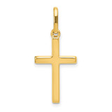 14k Hollow Cross Pendant - K1-5A1C6F52-4940