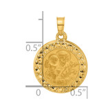 14K Hollow St. Joseph Medal