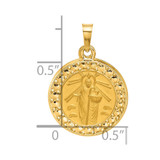 14K Hollow St. Jude Thaddeus Medal