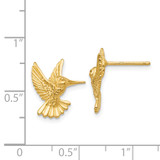 14k Hummingbird Post Earrings - TC-214AA9CA-3700