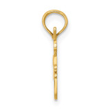 14K I HEART DANCING W/Dancer Charm