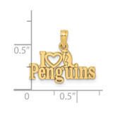 14K I HEART PENGUINS w/ Penguin Charm