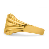 14k IBGoodman 12x10mm Men's Signet Ring