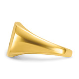 14k IBGoodman 14x14mm Men's Cushion Signet Ring