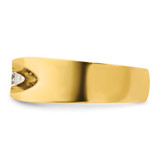 14k IBGoodman Men's 1/2 carat Diamond Complete Ring