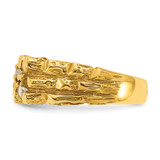 14k IBGoodman Men's Diamond Nugget Ring Mounting - B0-A615A19D-3360