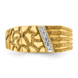 14k IBGoodman Men's Diamond Nugget Ring Mounting - B5-985B87B5-2318