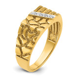 14k IBGoodman Men's Diamond Nugget Ring Mounting - B5-985B87B5-2318