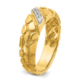 14k IBGoodman Men's Diamond Nugget Ring Mounting - B6-84D5FDC4-7881
