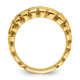 14k IBGoodman Men's Diamond Nugget Ring Mounting - B6-9D515EEF-3236
