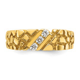 14k IBGoodman Men's Diamond Nugget Ring Mounting - B6-9DDCFA30-4282