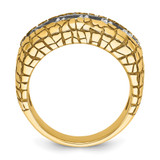 14k IBGoodman Men's Diamond Nugget Ring Mounting - B6-F04BB516-6462