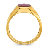 14k IBGoodman Men's Gemstone and Diamond Ring Mounting - B5-7726B1DB-6794