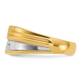 14k IBGoodman Men's Polished and Grooved Ring Mounting - B5-0CB1C14A-4408