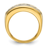 14k IBGoodman Men's Polished and Grooved Ring Mounting - B6-08D02237-1455