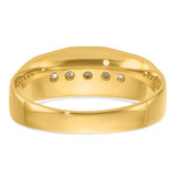 14k IBGoodman Men's Polished and Satin 5-Stone Ring Mounting - B5-16AB5694-2516
