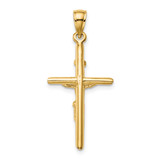14k INRI Crucifix Pendant - C3-82BB37F8-1537