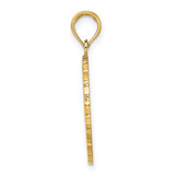 14K JAMAICA and Palm Tree Disk Charm - K7-0A39024B-2657