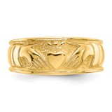 14k Ladies Claddagh Band