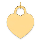 14k Large Engravable Heart Charm - XM-16FA888E-2778