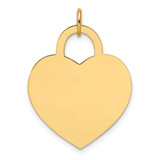 14k Large Engravable Heart Charm - XM-7E2D93B4-6249