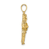 14k Large Gemini Zodiac Charm