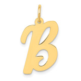 14k Large Script Letter B Initial Charm
