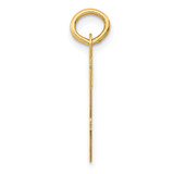 14k Large Script Letter W Initial Charm