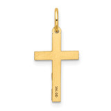 14K Laser Designed Cross Charm - XR-FED4A937-8056